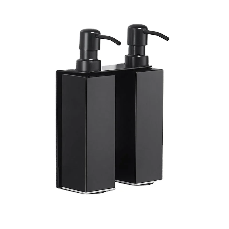 Factory Wholesale Hotel Wall-mounted  Liquid Soap Dispenser Shampoo Shower Gel Bottle Bathroom Hand Sanitizer Box