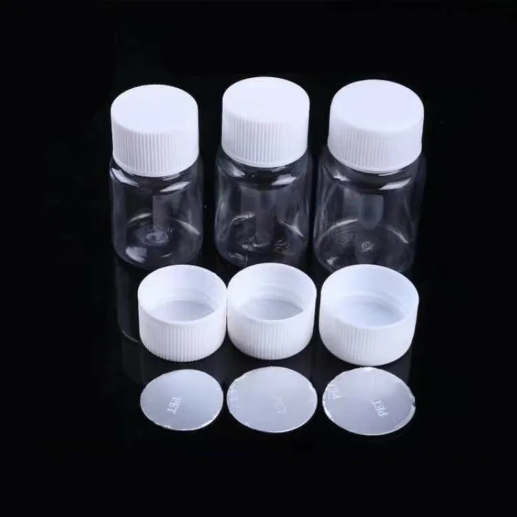 15 20 30 50 100ml ml PET transparent plastic bottle large mouth medicine liquid sample bottle sub-bottle