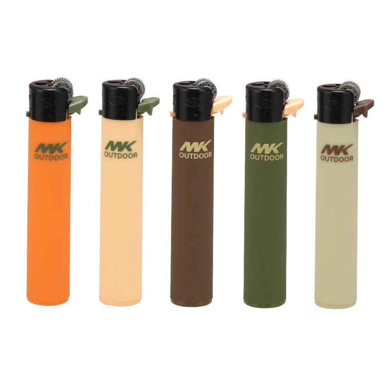 MK Wholesale Kitchen Slim Flint Lighter Gas Flint Replaceable Art Honest Mini Cool Flint Lighter