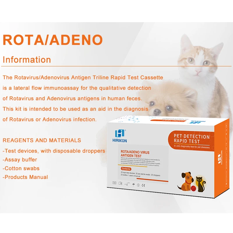 Wholesale Veterinary Diagnostic Pet Dog Canine Antigen Rapid Test Kit for Home Using