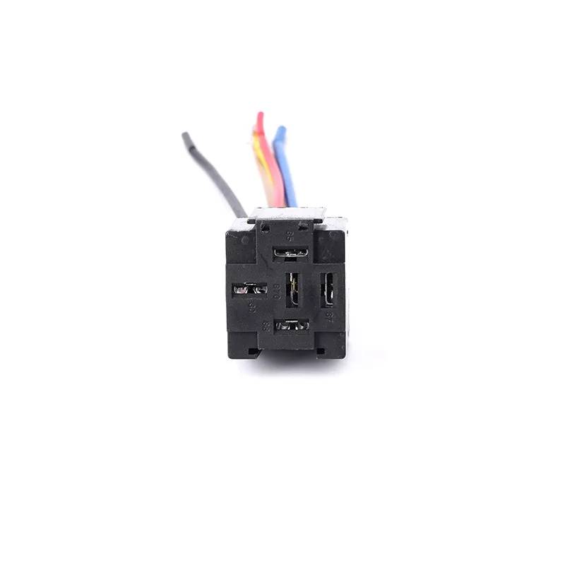 Musuha  5 Pin Automotive Relay Connector Socket Harness 12V 30/40A  High-quality Car Auto Relay Socket Plastic 5 Wire