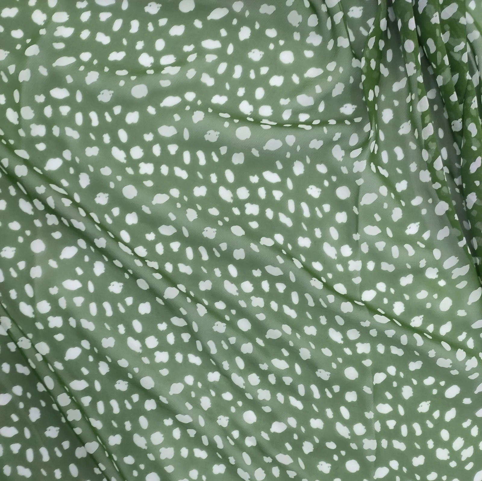 
Hot selling real stock lot silk print fabric with low price 