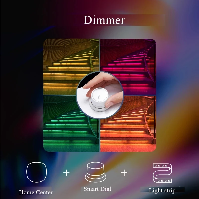 Homekit Terncy Smart Home Zigbee Curtain Dimmer Light Knob Dial Switch work with SONOS