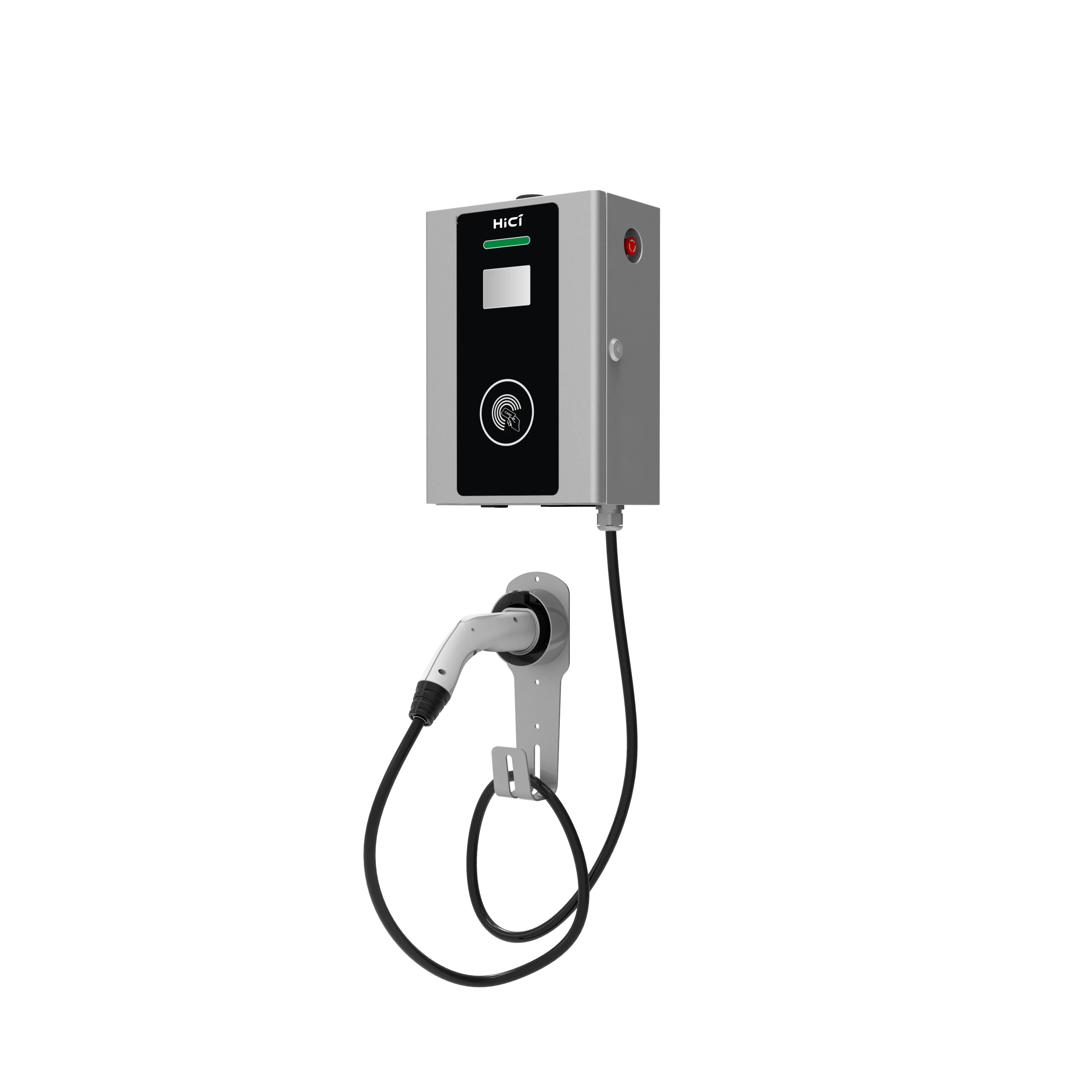 HICONICS  Wallbox 7kw Level 2 Fast Charging Station EV Wall Charger 32A Wall Mount EV Charger