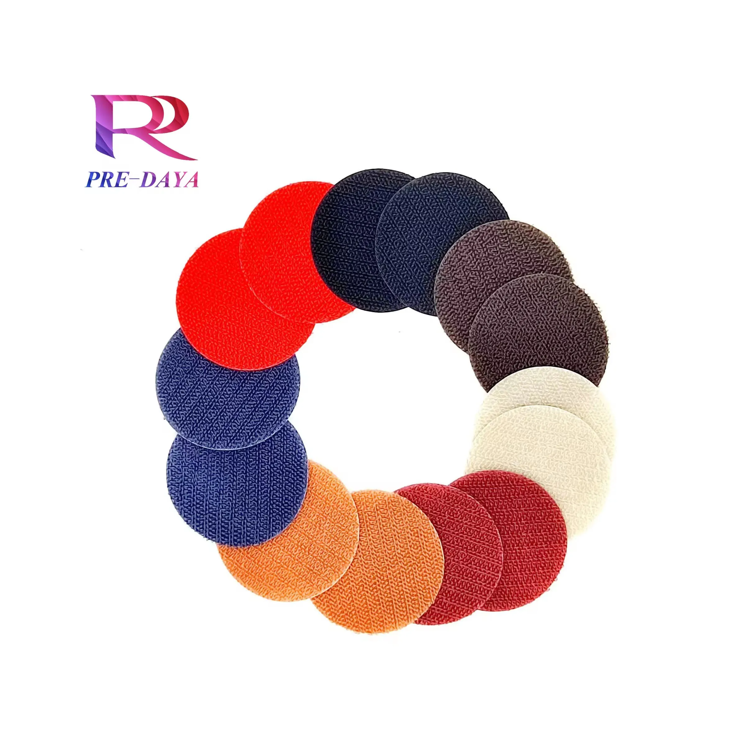 Home Use Velcroes Tape Round Nylon Self Adhesive Dots  Hook And Loop For Garments