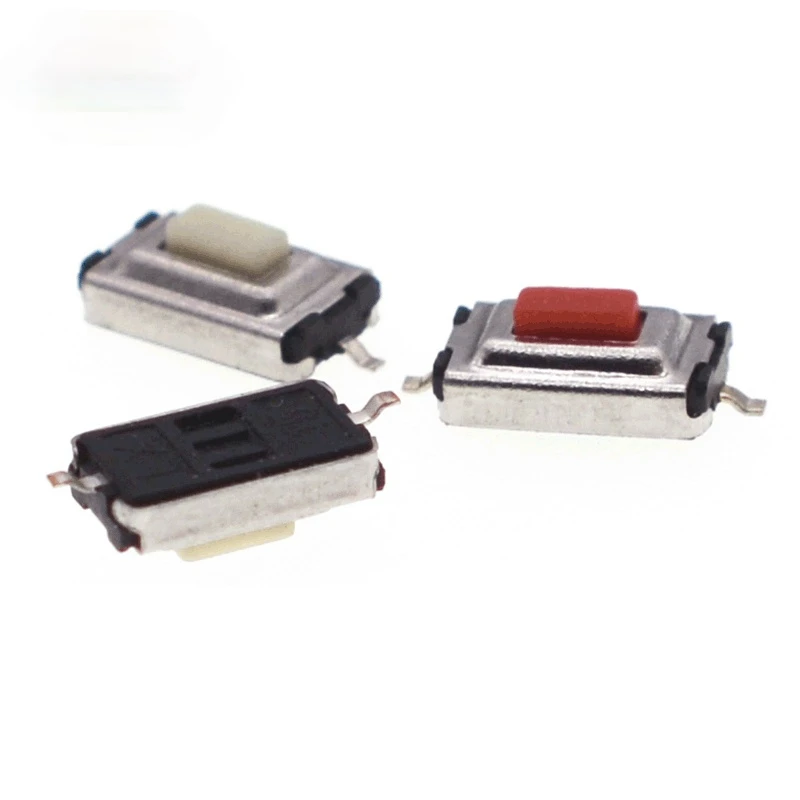 Switch  3*6*2.5mm SMD 2Pin White Red tact Switch Push Button Switch