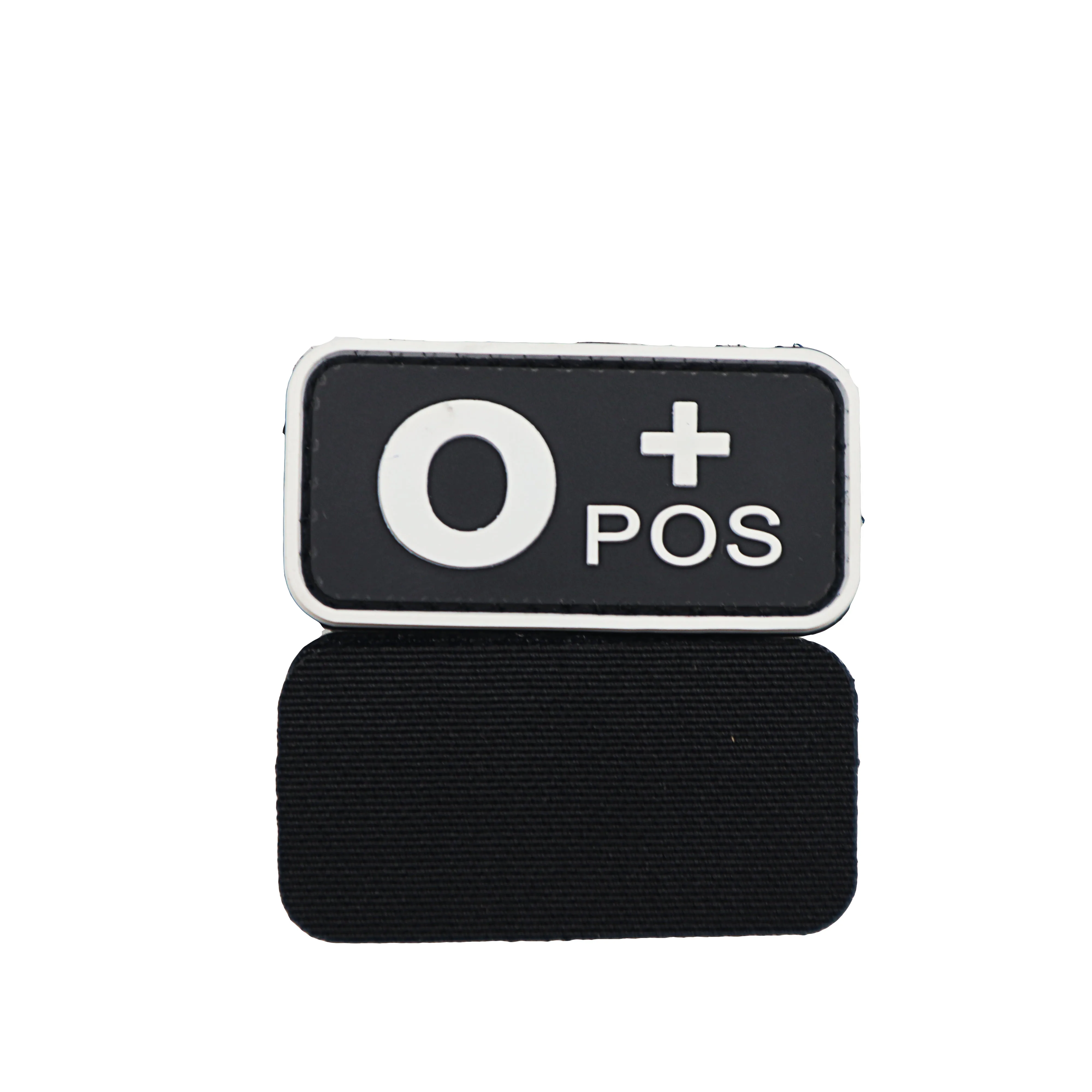 Пользовательские резиновые нашивки O + POS из ПВХ индивидуальные для одежды