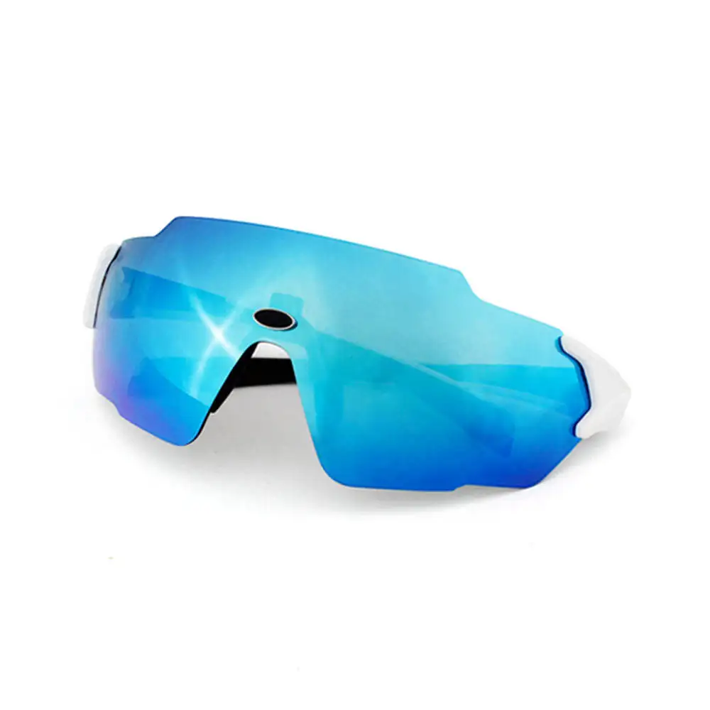 Full coating colorful PC lens running UV 400 sport glasses cycling baseball sunglasses