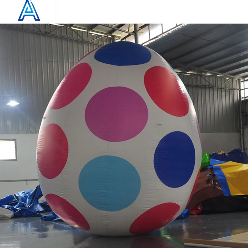 Cheap price huge large giant outdoor inflatable round eggs model for holiday celebration and commercial advertisements