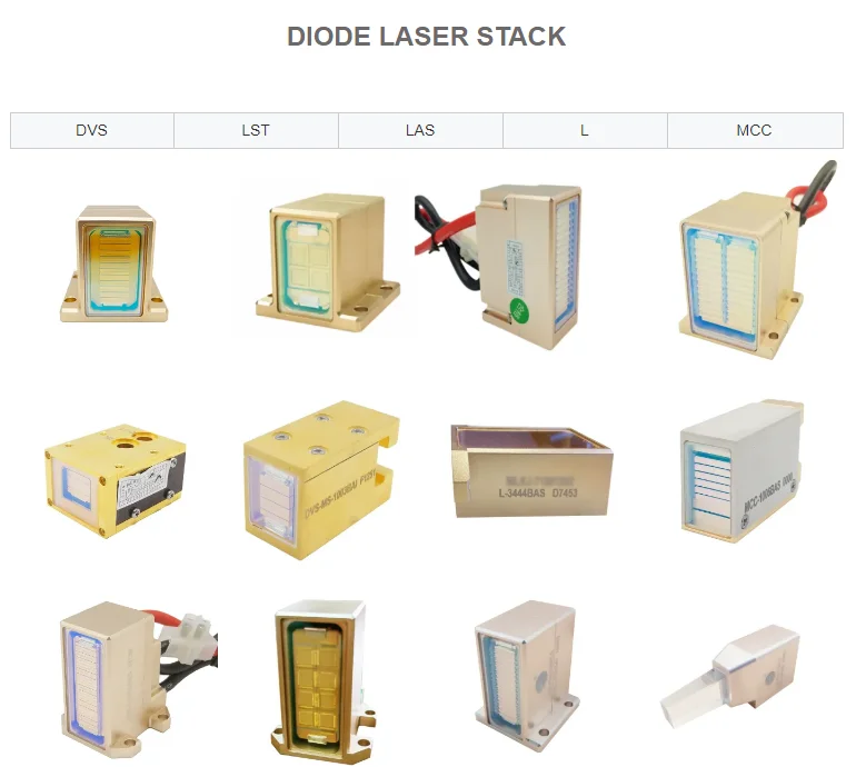 DVS -1010AI DVS-3334AS DVS/LST /SPT/ GT/LK  marco channel diode laser stacks