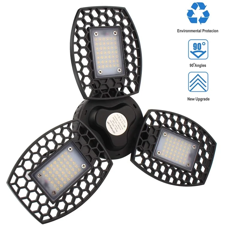 Angle Adjustable LED Deormable Garage Light 60W E27 Led Ceiling Lamp Shop Workshop Parkinglot