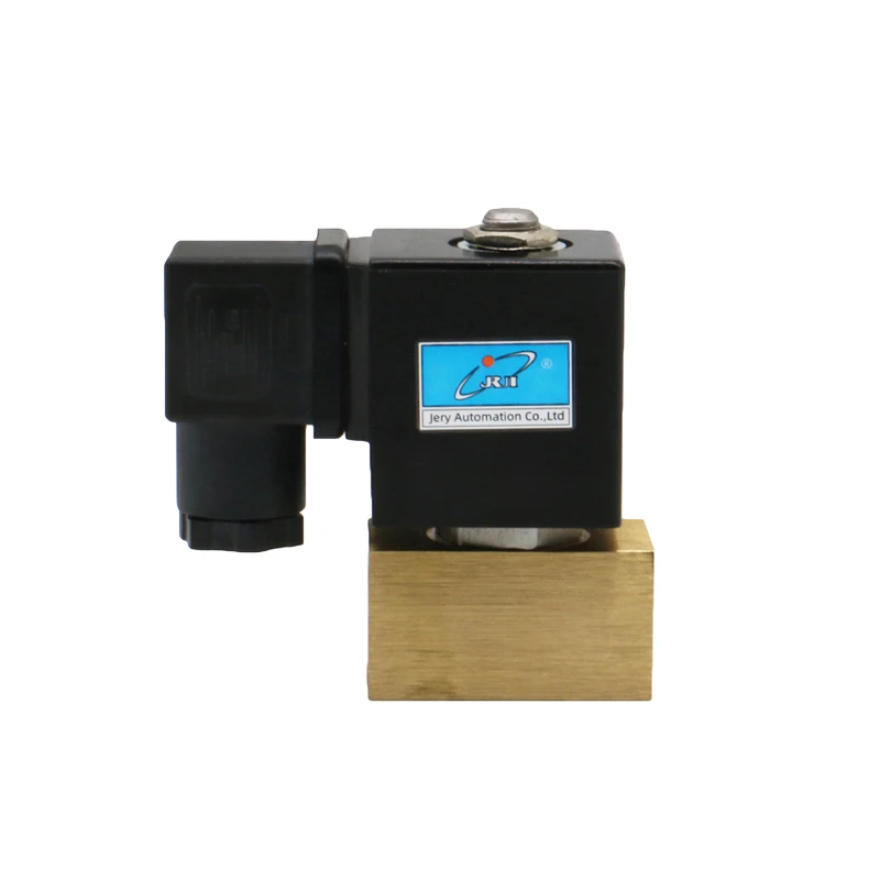 Small Two-Position Two-Way High Pressure Solenoid Valve Normally Closed 8Mpa Water Valve Air Valve AC220VDC24V