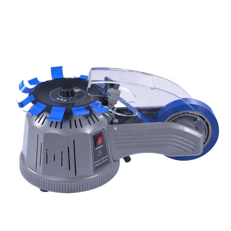 Electric automatic tape dispenser, carousel motor cutting tape dispenser machine