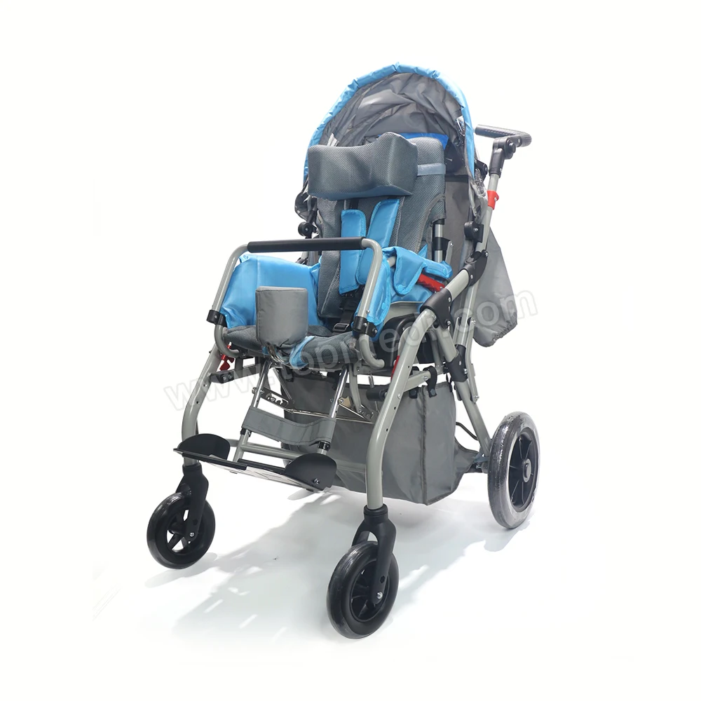 handicapped orthaedic lightweight aluminum alloy steel frame children stroller wholesale price