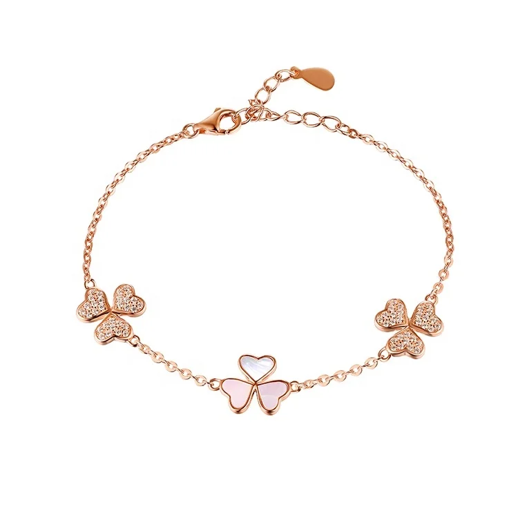 
Custom Heart Link Chain womens 925 Sterling Silver moissanite Bracelets 