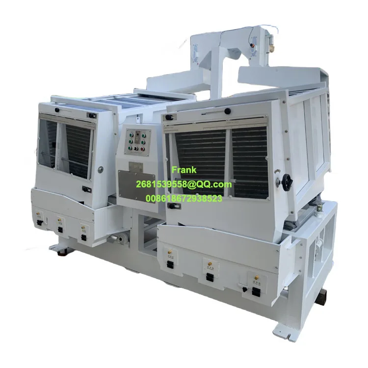New design MGCZ80C dboule body 9.5-11.5T paddy grain wheat rice milling separator equipment in 260T rice factory