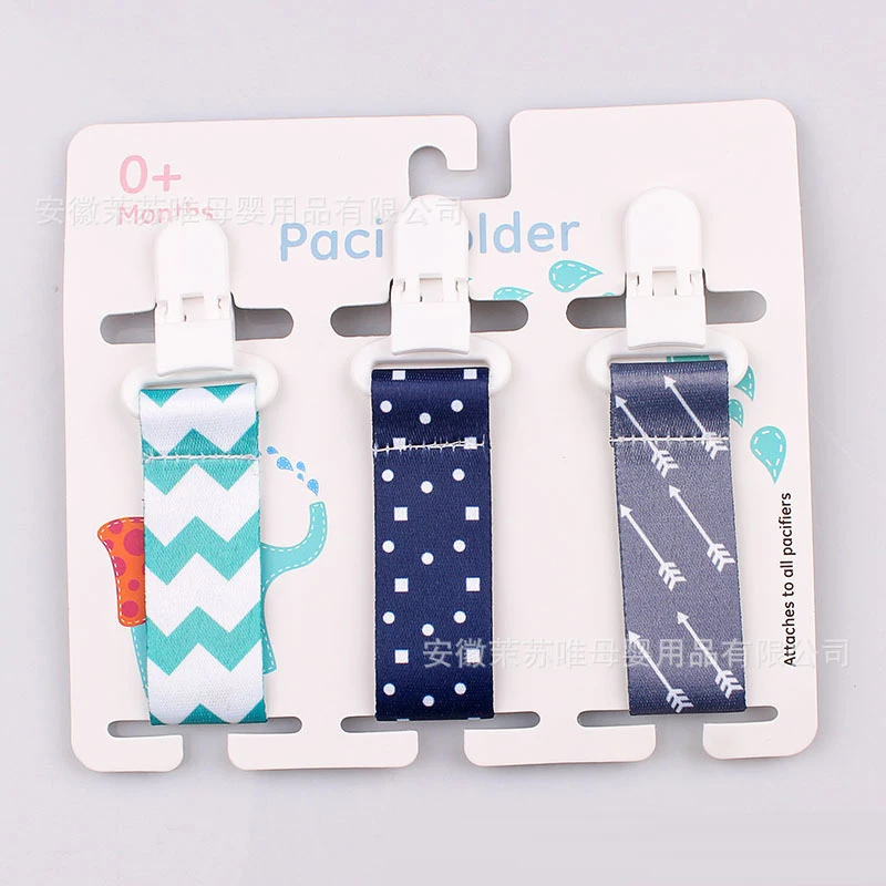 3 Pcs/Set Baby Pacifier Clips Pacifier Chain Dummy Clip Nipple Holder For Nipples Children Pacifier Clip Soother Holder attache