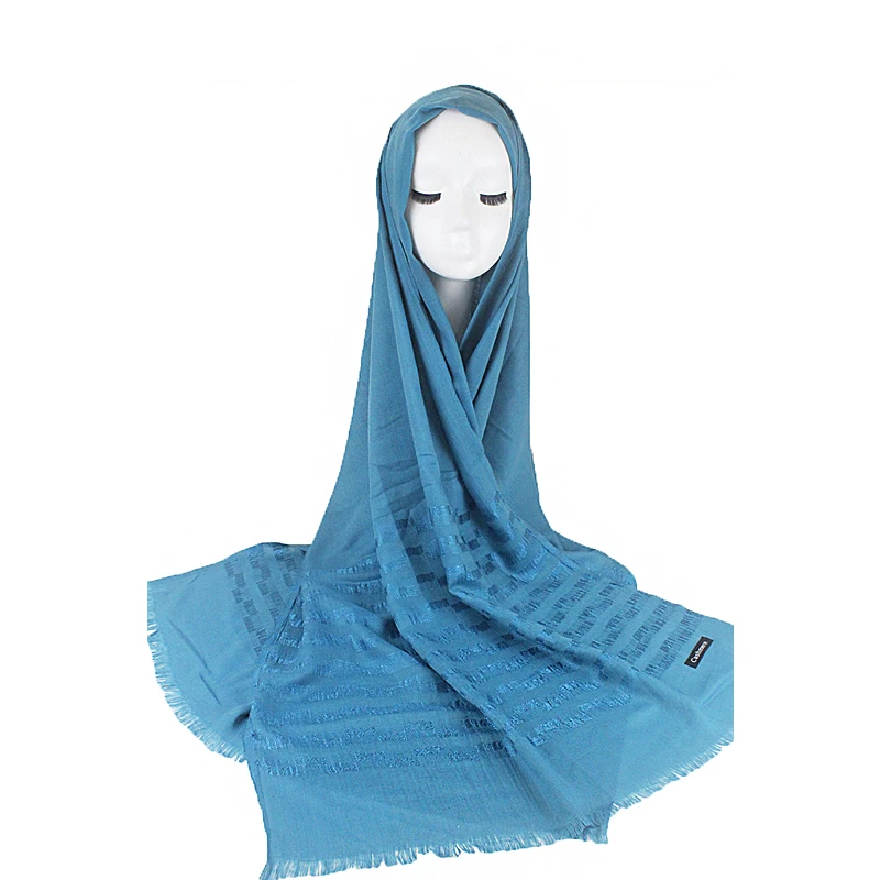 Wholesale Women Pashmina  Many Colors Available  Summer Jacquard silk Muslim Head Shawl Scarf Hijab