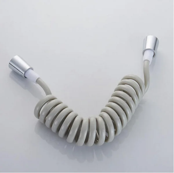 2M PVC Telephone Line Telescopic Spring Flexible Shower Hose for Water Plumbing Toilet Bidet Sprayer
