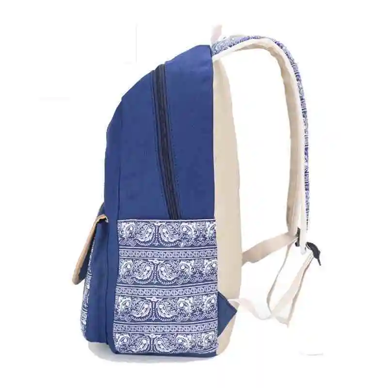 Hot sale back pack girl school bag canvas backpack travel satchel simple backpacks wholesale cheap backbag for women