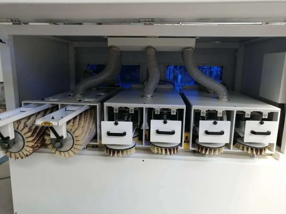 Wood planer wide belt lacquer brush sanding machine veneer roller sander machine for furniture from manufacturer