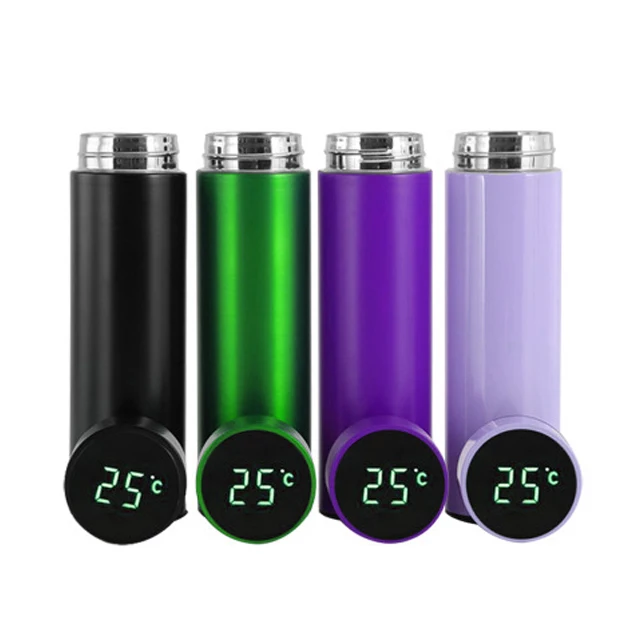 
Digital Display Temperature Touch Sensing Luxury Smart 361 Stainless Steel Water Bottle 