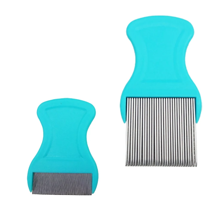 Professional Stainless Steel Super Density Pet Nit Removal Comb Anti Lice Hair Nit Comb Head Lice Comb