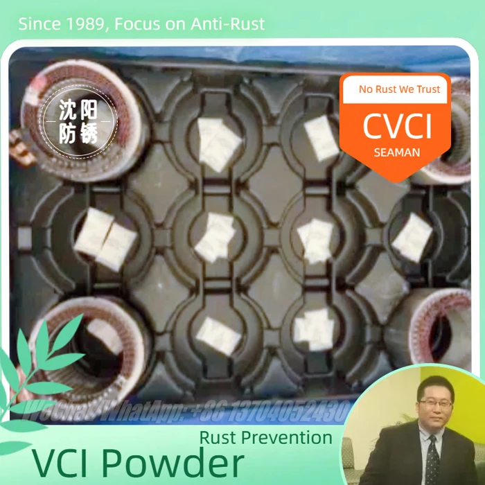 VCI Powder Pouch, VCI Capsule VCI Emitter, Rust-Proof and Moisture Proof 2in1 Anti-Rust VCI Desiccant