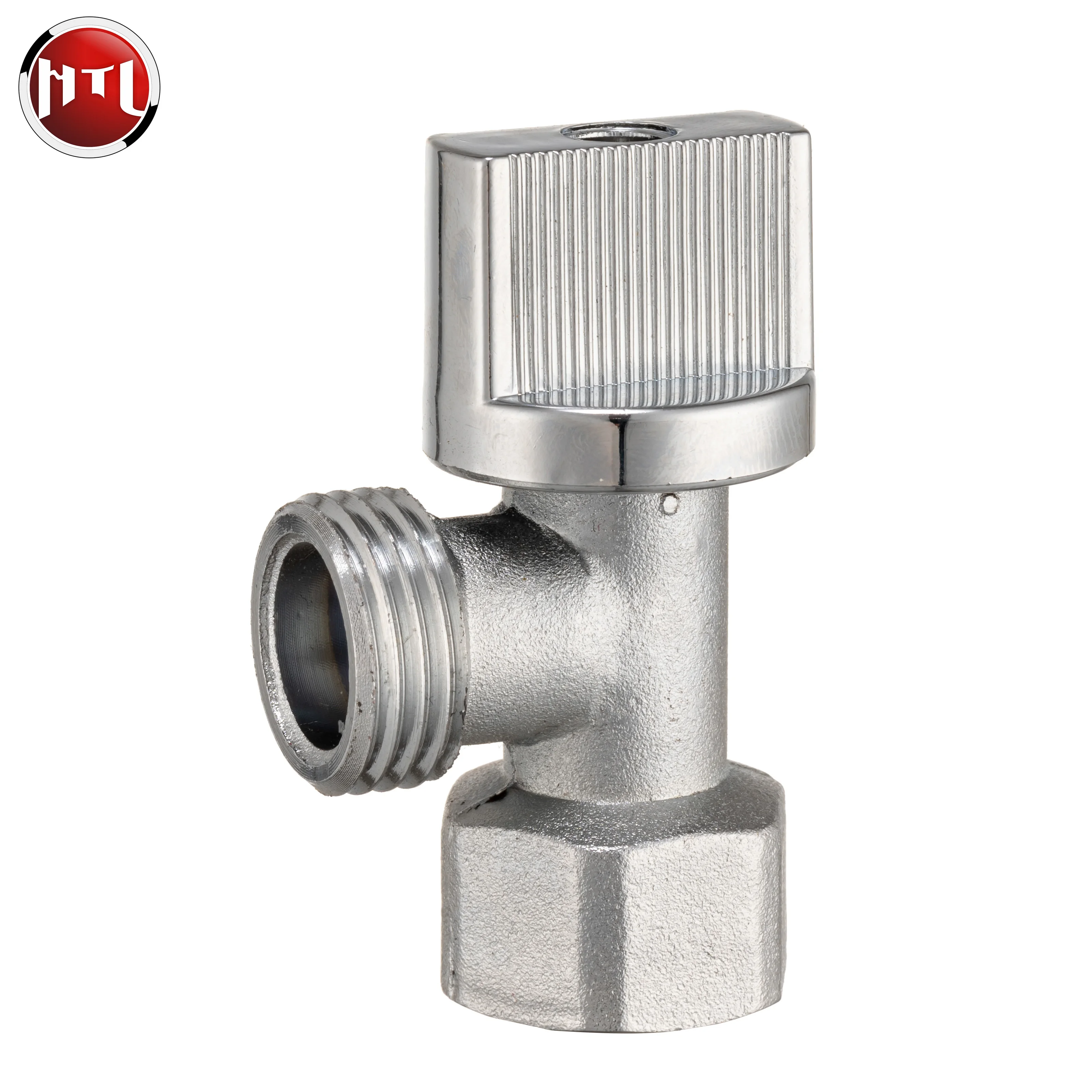 HTL Top branded zinc alloy angle valve globe valve bathroom faucet accessories quick opening stop valve