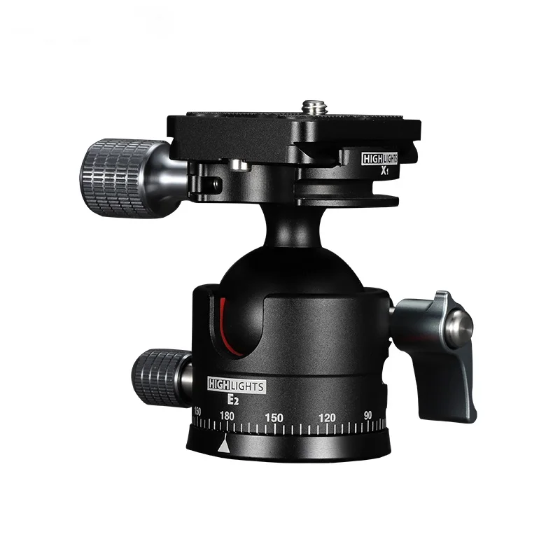 Aluminum Professional Camera Tripod Ball Head Tripod Panoramic Head Ballhead