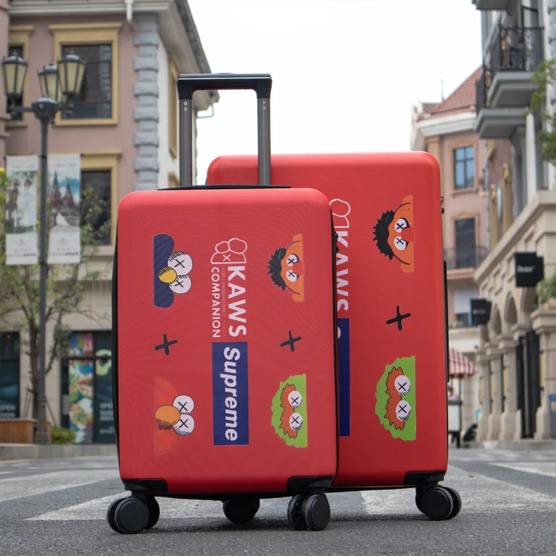 OEM Maleta Cabina на заказ полный Ультрафиолетовый Печатный чемодан Дорожный набор для хранения багажа из поликарбоната