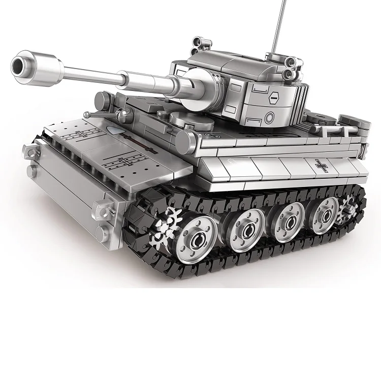 New arrival military armored vehicle tank off road toy car blocks with color box
