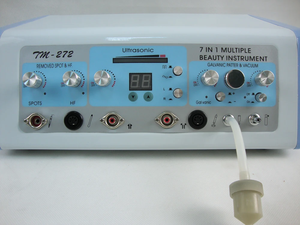 Home use facial machine 2021 beauty equipment ultrasonic high frequency vacuum spraying beauty