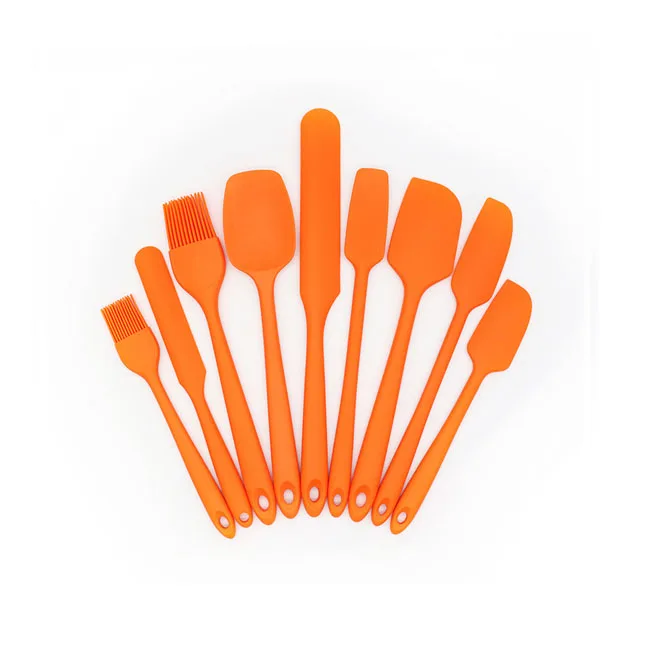 OEM Heat-Resistant Non-Stick Rubber Spatula For Cooking Baking Silicone Spatula Set