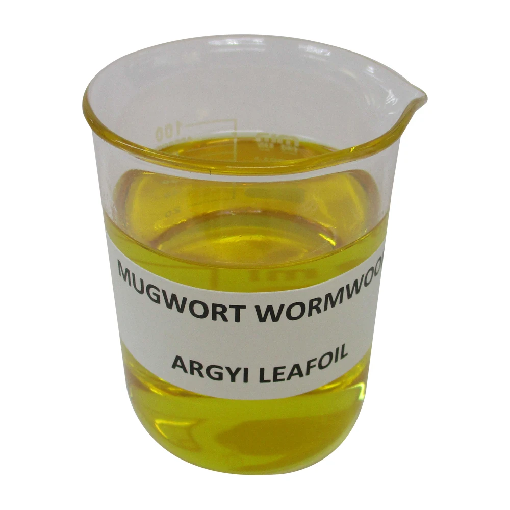 
capillaris CAS 8008-93-3 artemisia argyi leaves essential mugwort wormwood extract oil 