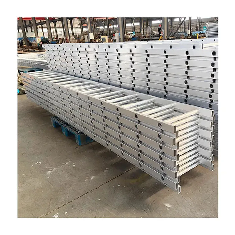 High Quality Industrial Adjustable Step Metal Portable 3 Meter Aluminum Ladder