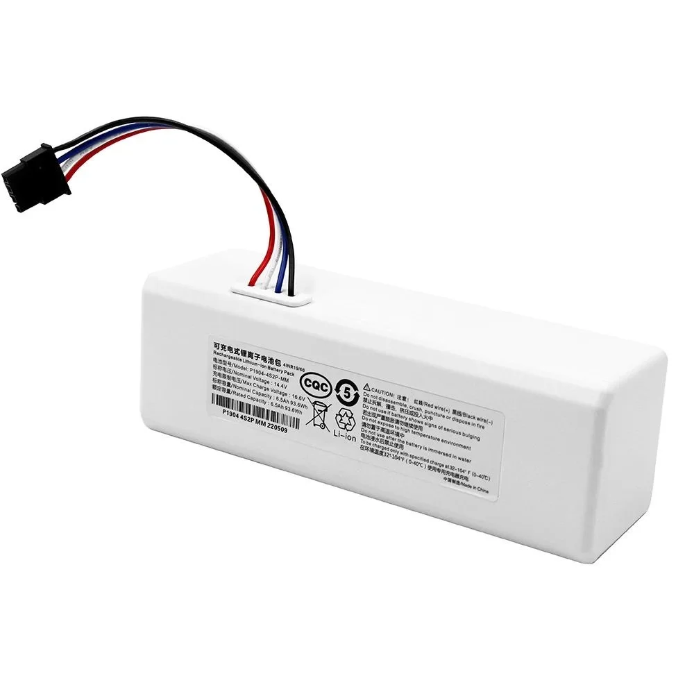 Fit For Xiaomi Robot Vacuum cleaner battery Mop 1C Mijia STYTJ01ZHM Parts of Water Tank Dustbin Battery 2600mAh P1904-4S1P-MM