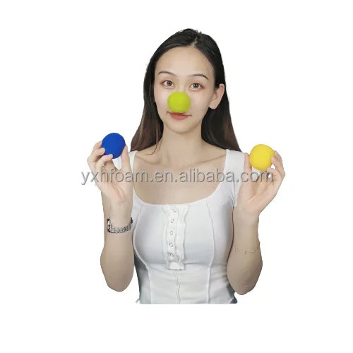 CE Test Best Price High Density Soft Green Foam Clown Nose Red Black Pink Green Yellow Black for Christmas Day Cosplay Halloween
