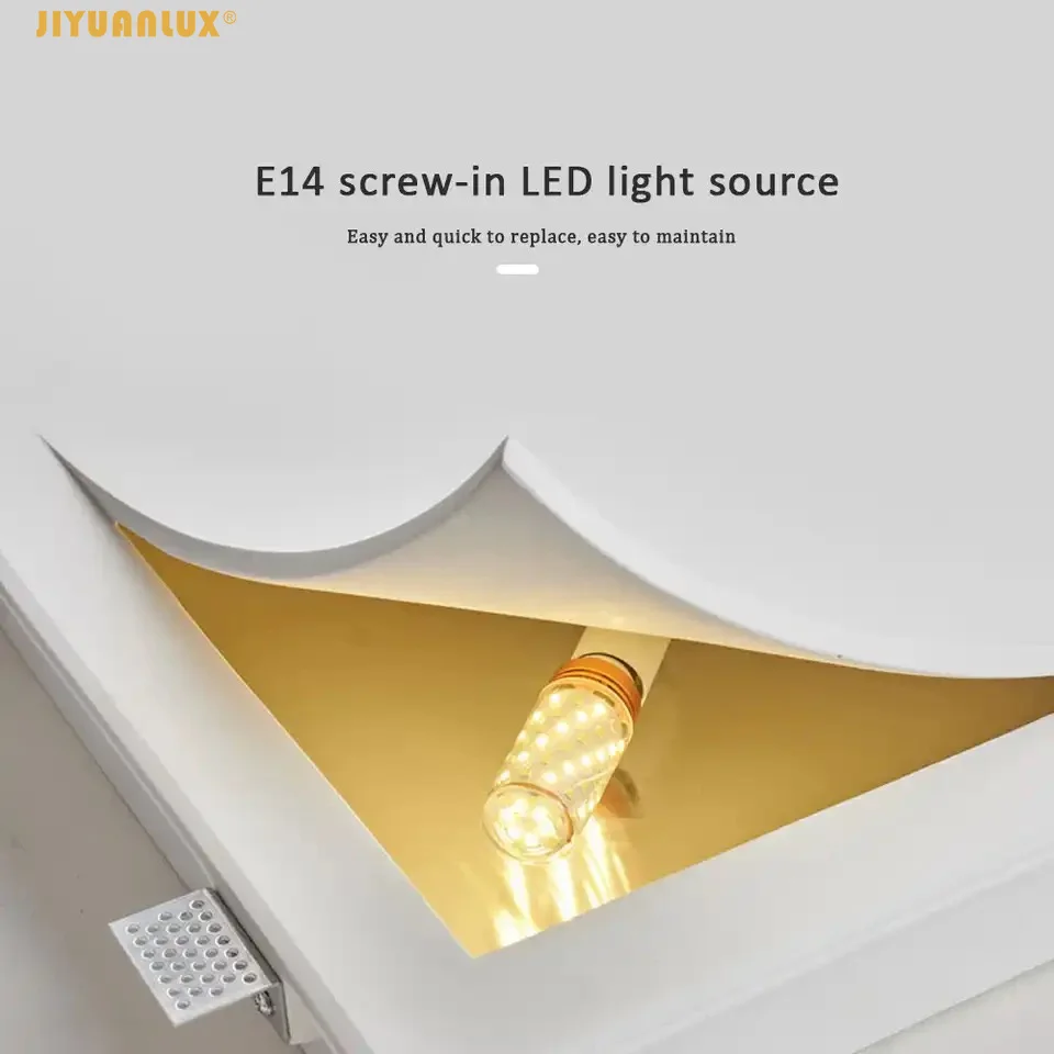 mbeddModern eed borderless net red designer up wall lamps living room bedside corridor aisle lamp Gypsum Wall Light