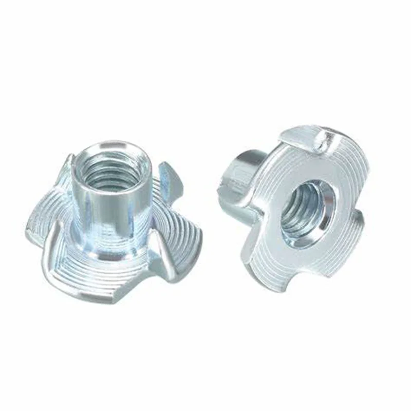4.8/ 8.8/ 10.9/ 12.9 Grade China Oem Tee Nut Special Metal Brass Zinc Plated Tee Nut