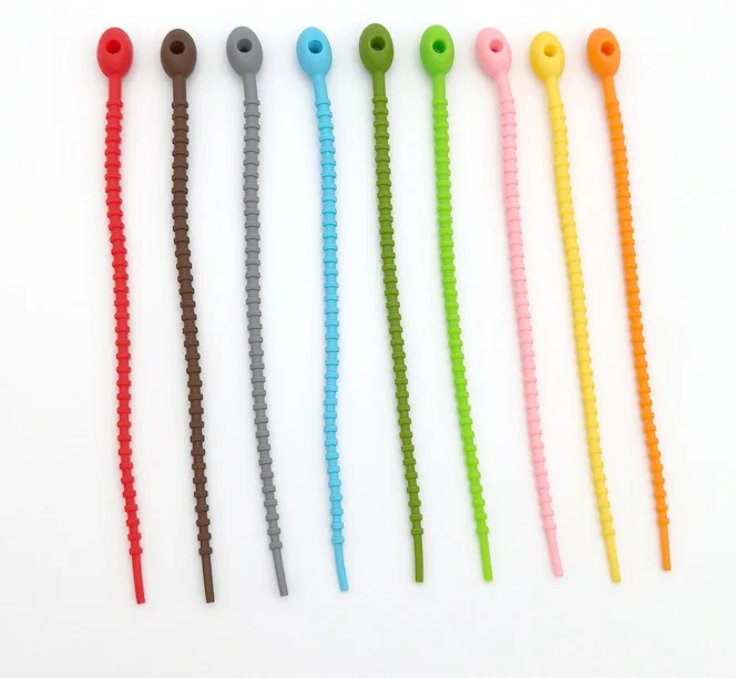 Многоразовый и регулируемый галстук-бабочка с запахом силикона лямками конец замком силиконовые кабельные