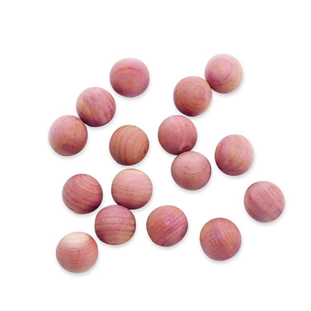 Accessories Garment Closet Insect Protection Planks Block Natural Scented Cedar Wood Hang Up With Metal Hook Small Cedar Balls