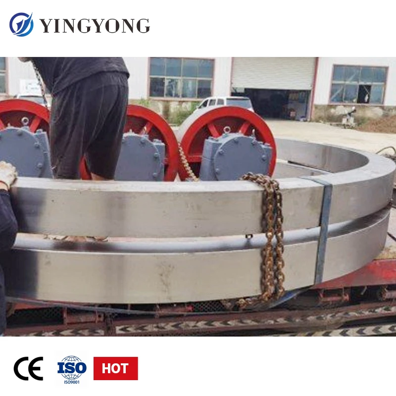 Customized Casting Steel Large Size Cement  rotary kiln wheel tyre