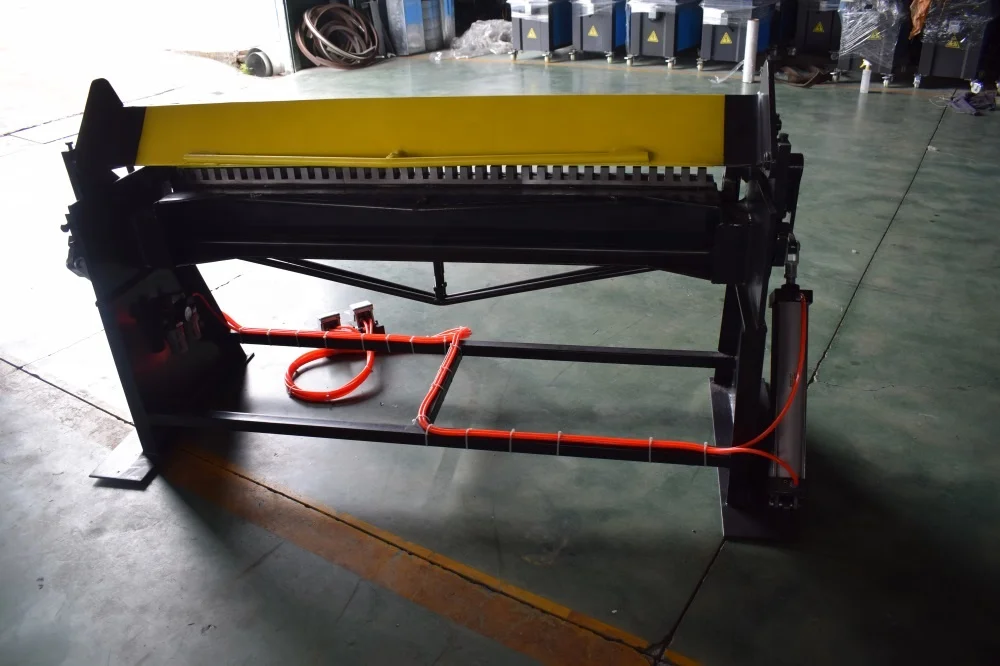 Hvac Duct Tdf Flange 1.5 X 2000 mm Galvanized Sheet Pneumatic Folder Folding Machine