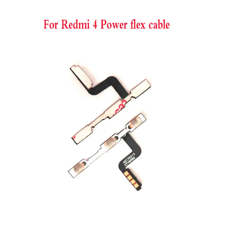 Mobile Phone parts Power Flex Cable for xiaomi for Redmi 7/7 PRO/NOTE 4/NOTE 4X on off Volume Button Key Flex Cable replacement