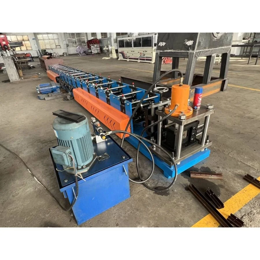 Upright Rack 50*45mm Size Galvanized Steel Warehouse Shelving Pallet Rack Roll Forming Machine