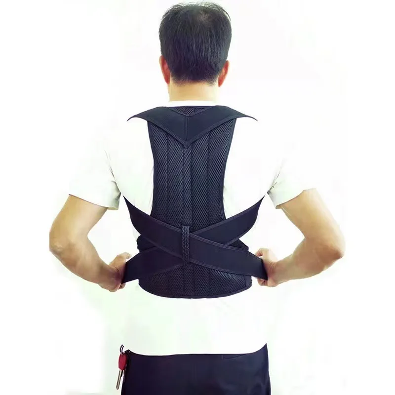 Adjustable Full Back Support Upper and Lower Back Pain Relief Shoulder Straightener Back Brace Posture Corrector
