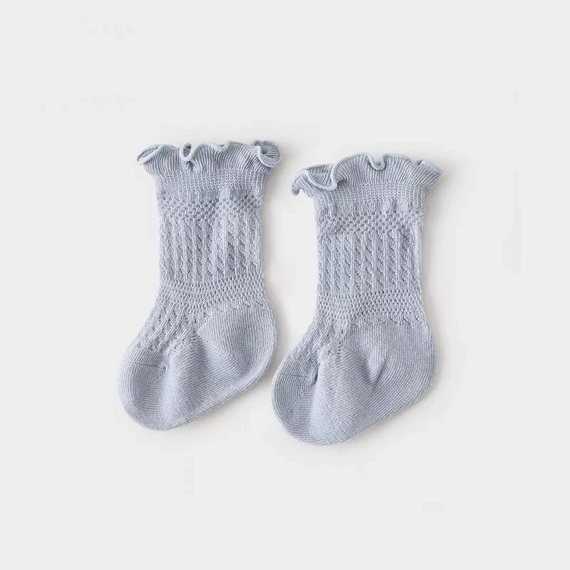 Socks supplier Good quality ankle cotton customer lady size pink/white/green/yellow kids dress socks with big flower