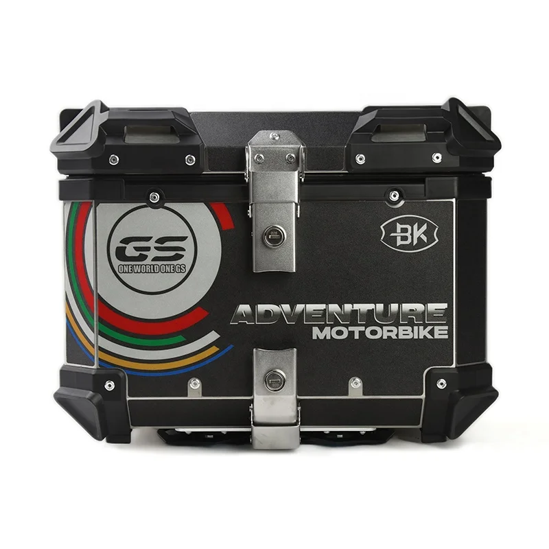 Задняя боковая часть мотоцикла, водонепроницаемый корпус, алюминиевый сплав, 45 л, для YAMAHA KAWASAKI SUZUKI HONDA, универсальный