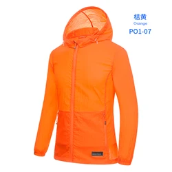 Оптовая продажа, одежда для защиты от солнца на заказ, унисекс, с капюшоном, защита от сыпи, дышащая, крутая на ощупь мужская одежда на молнии